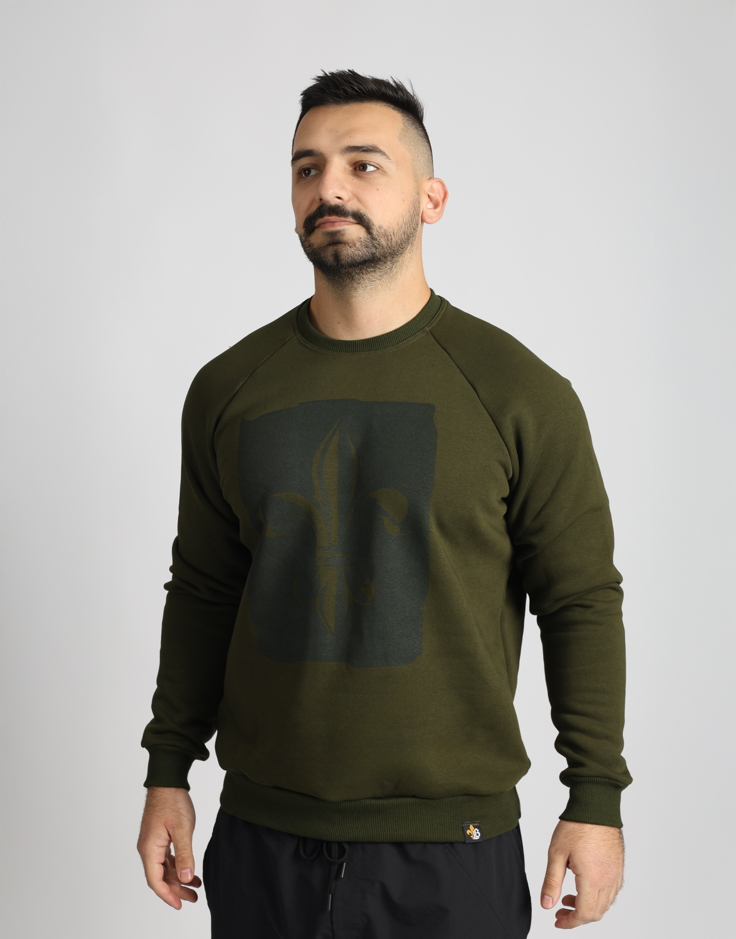 Dukserica - Olive Lilly Crew
